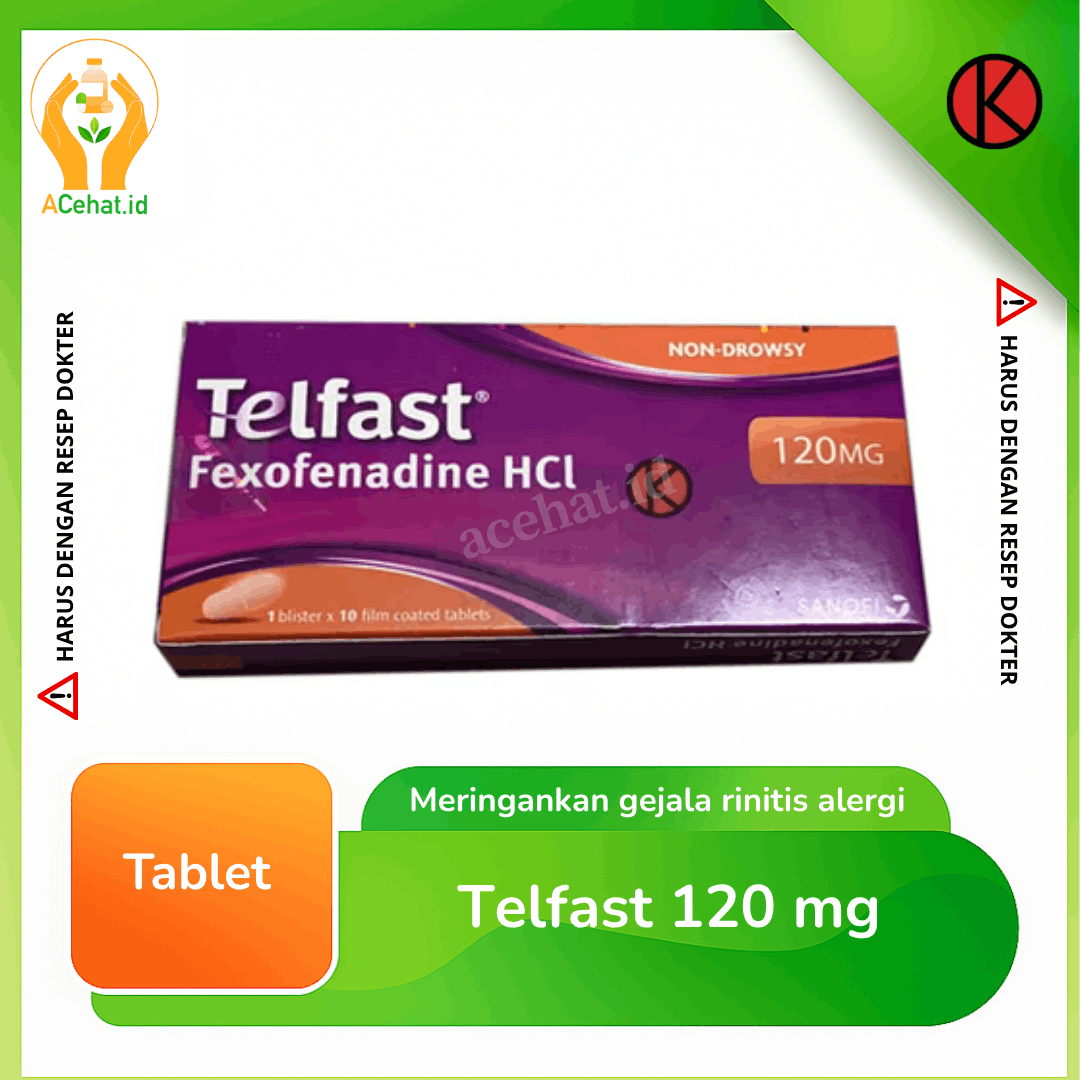 Telfast 120 mg 10 Tablet