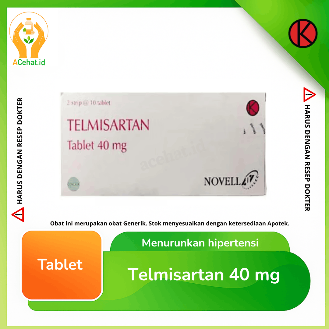 Telmisartan 40 mg 10 Tablet