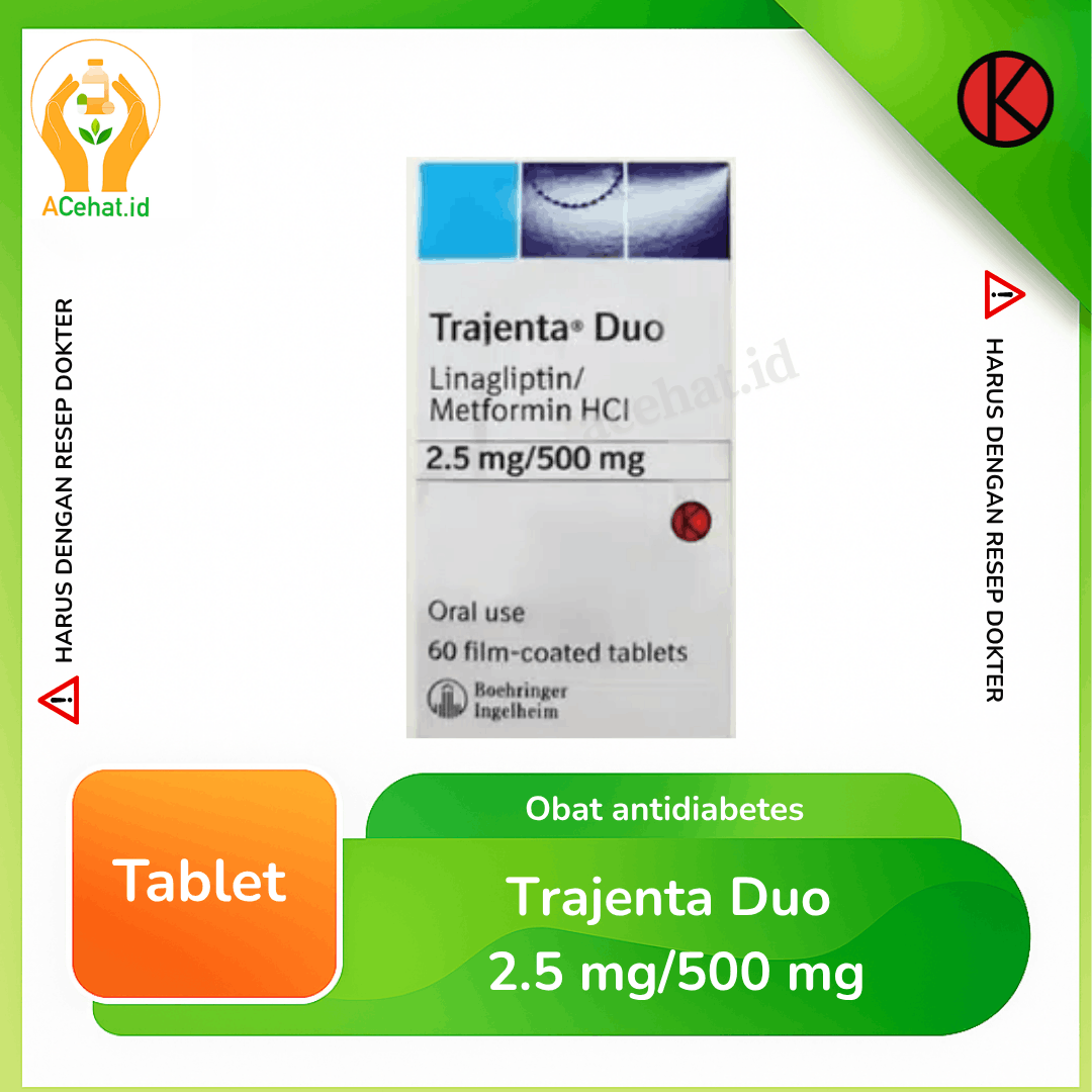 Trajenta Duo 2.5 mg/500 mg Tablet