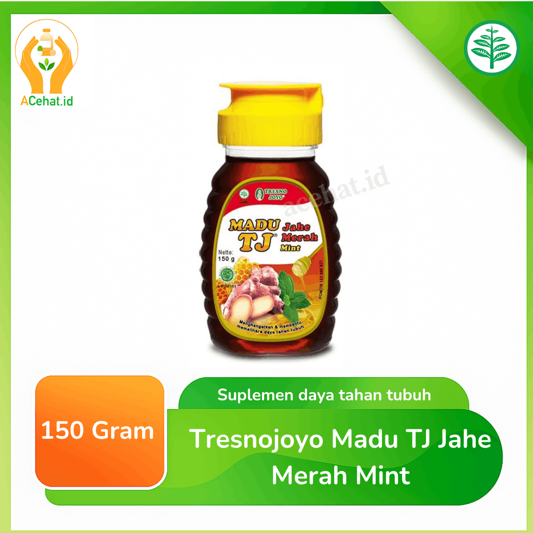 Tresnojoyo Madu TJ Jahe Merah Mint 150 g