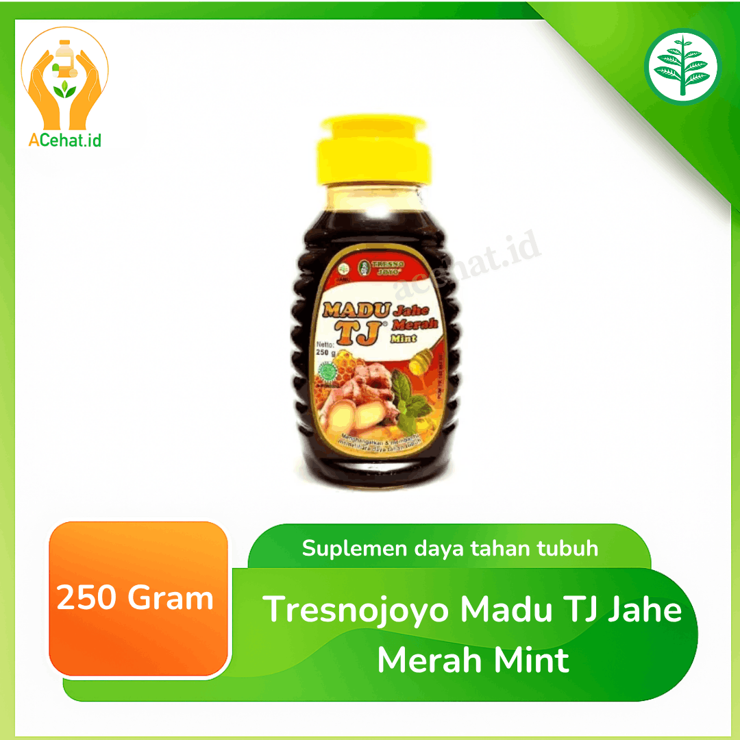 Tresnojoyo Madu TJ Jahe Merah Mint 250 g