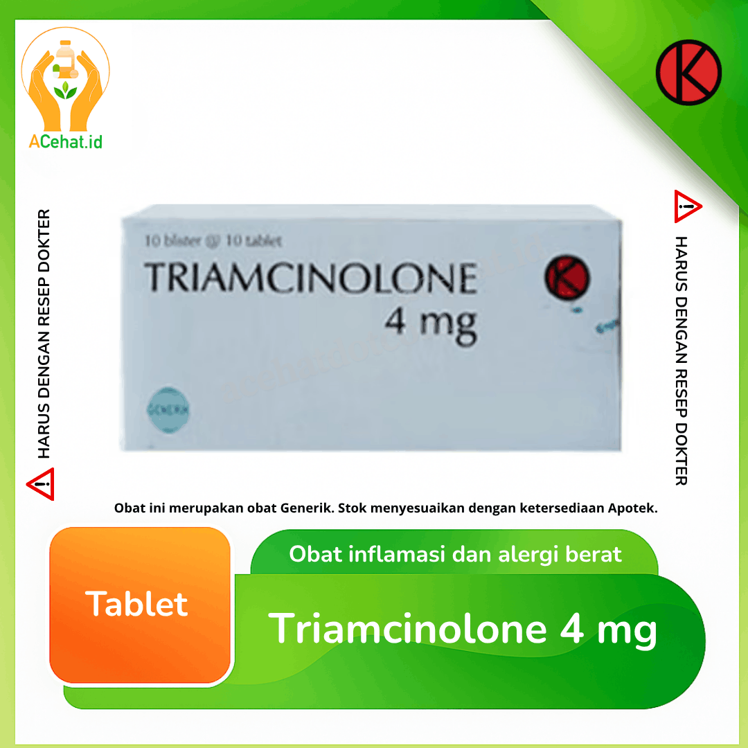 Triamcinolone 4 mg 10 Tablet