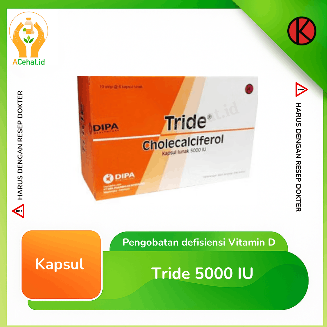 Tride 5000 IU 6 Kapsul