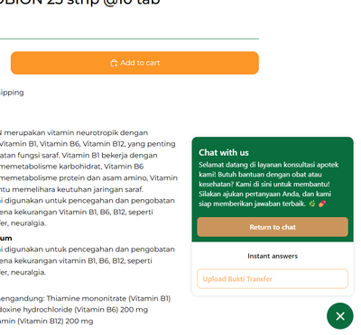 Upload Bukti Transfer