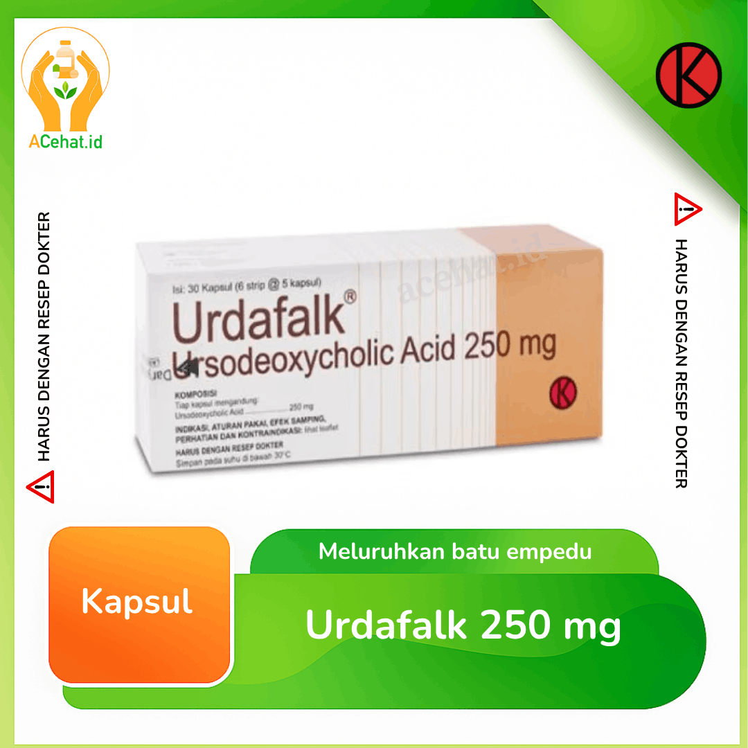 Urdafalk 250 mg Kapsul