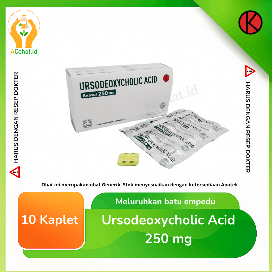 Ursodeoxycholic Acid 250 mg Kapsul
