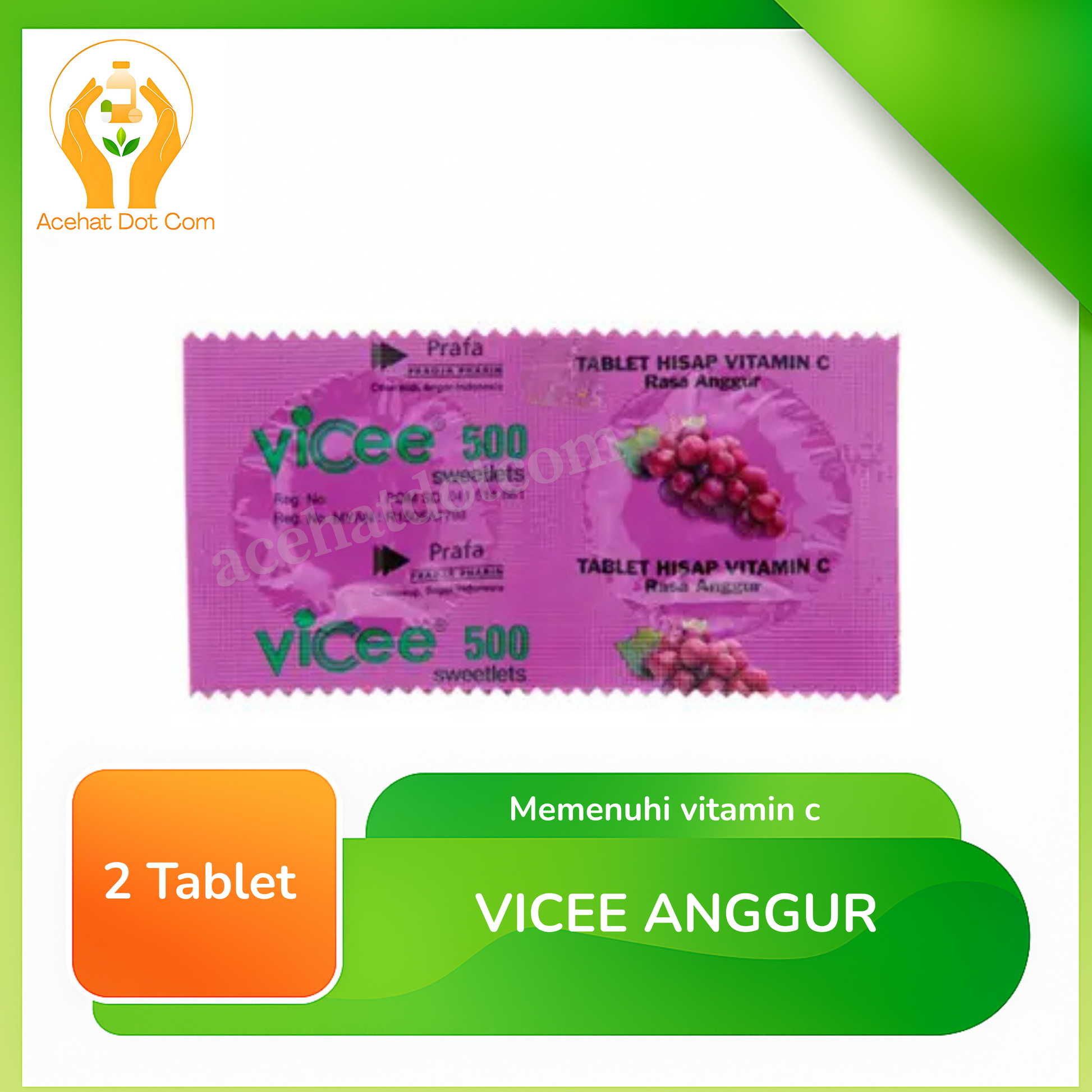 VICEE ANGGUR 50 STRP @2 TAB 