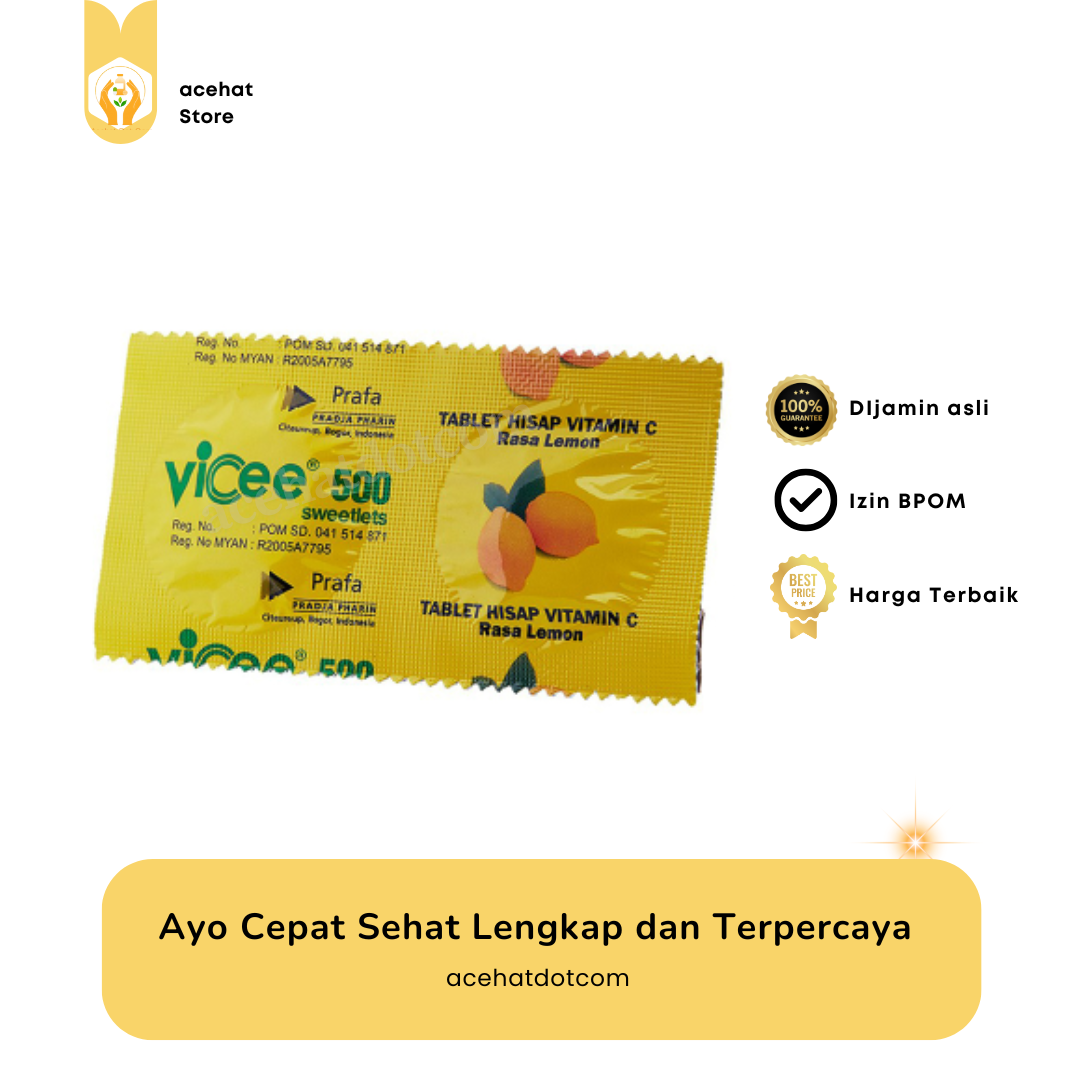 VICEE LEMON 50 STRIP @2 TAB