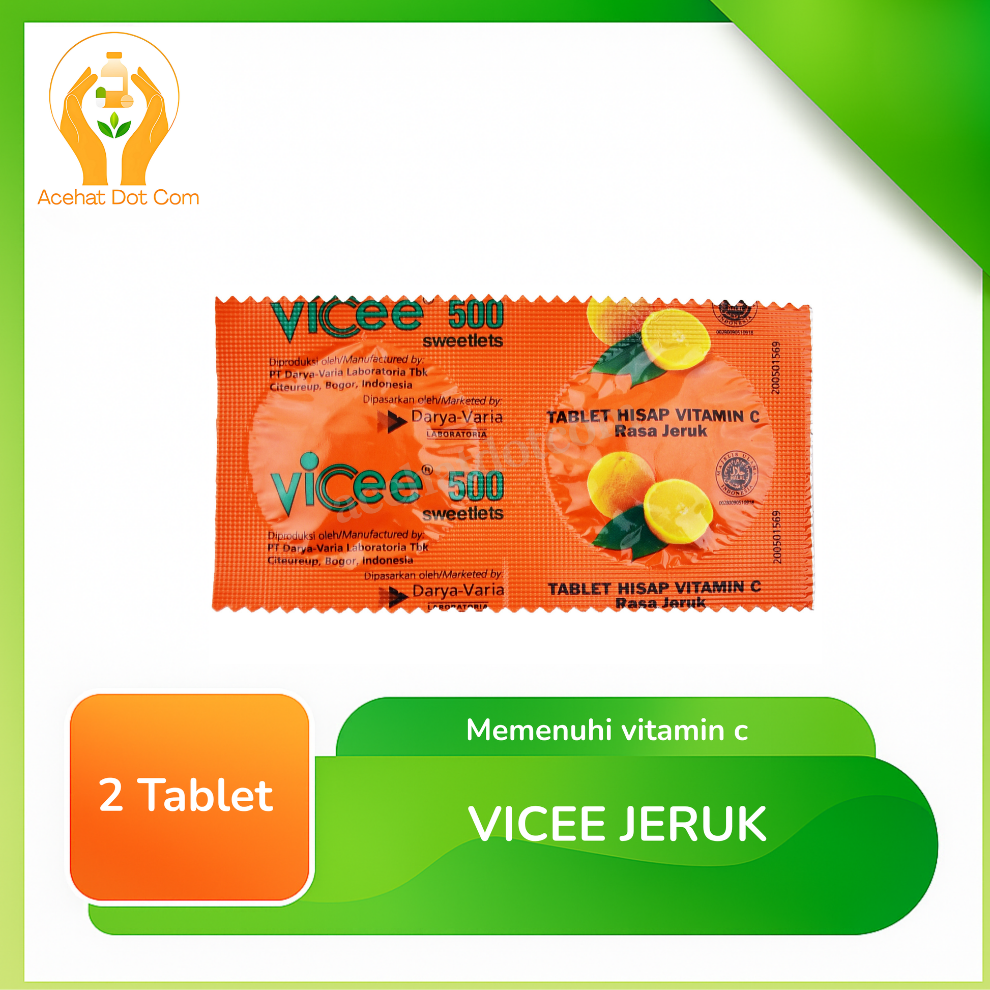 VICEE JERUK 50 STRIP @2 TAB 