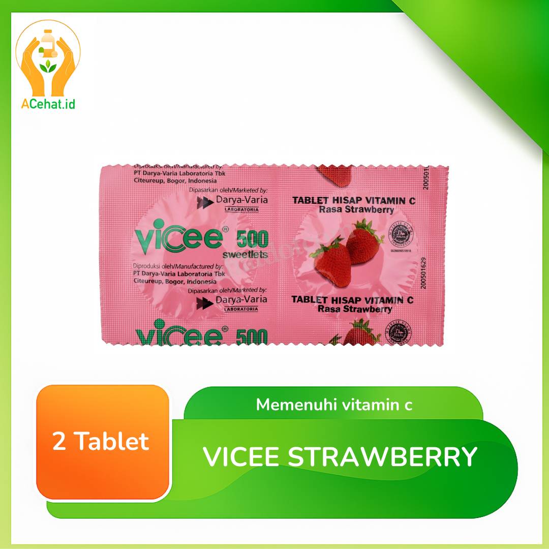 VICEE STRAWBERRY 50 STRIP @2 TAB