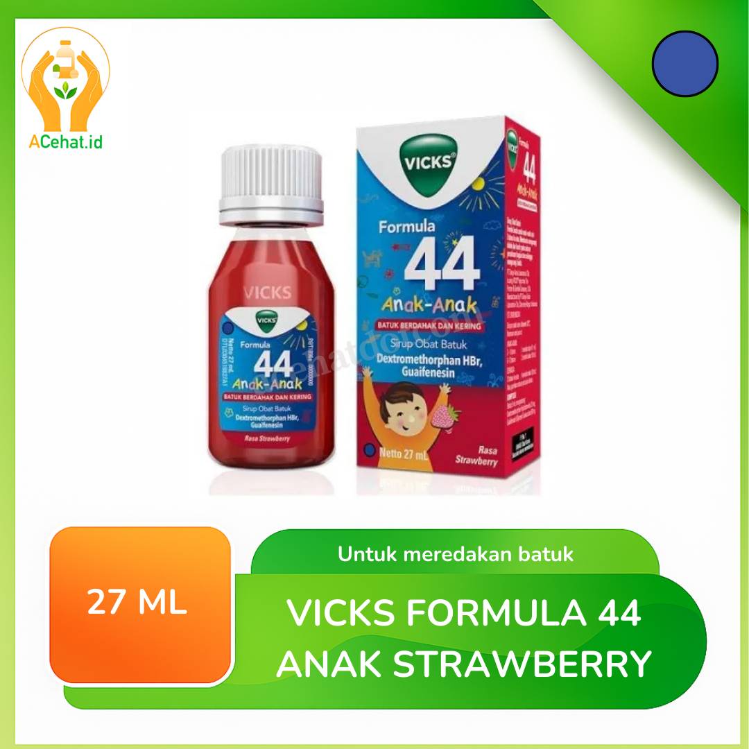 VICKS FORMULA 44 ANAK RASA STRAWBERRY 27 ML 