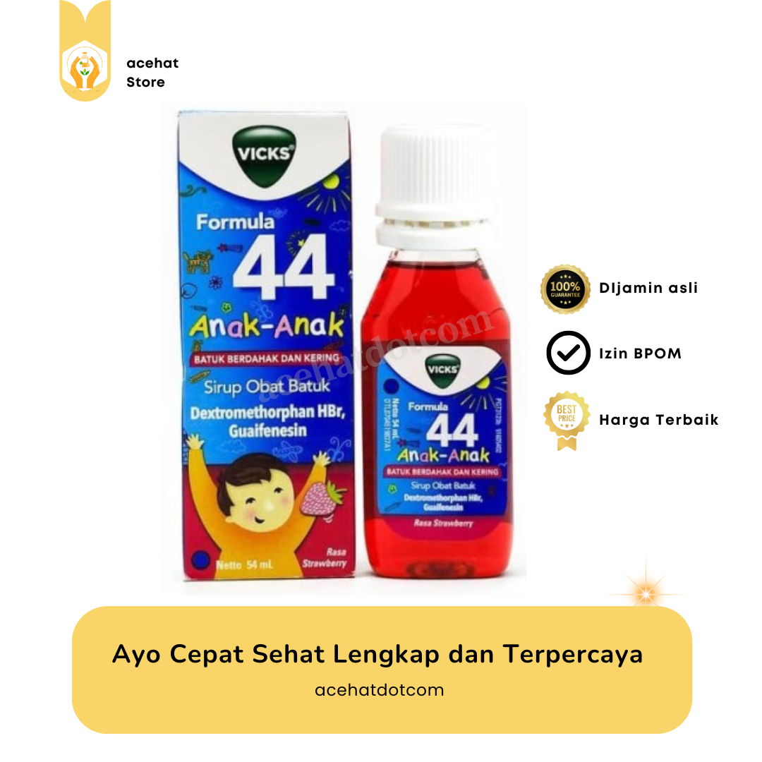 VICKS FORMULA 44 ANAK RASA STRAWBERRY 54 ML