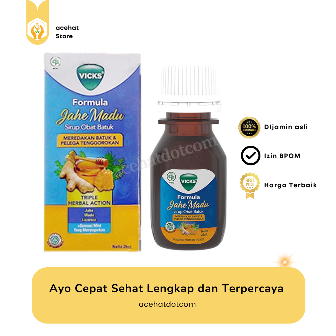 VICKS FORMULA JAHE MADU 28 ML