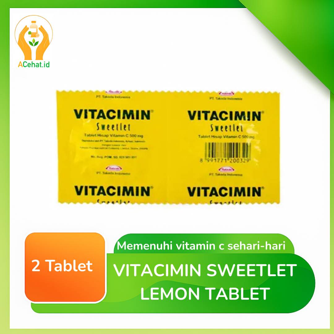 VITACIMIN SWEETLETS LEMON 50 strip @2 tab