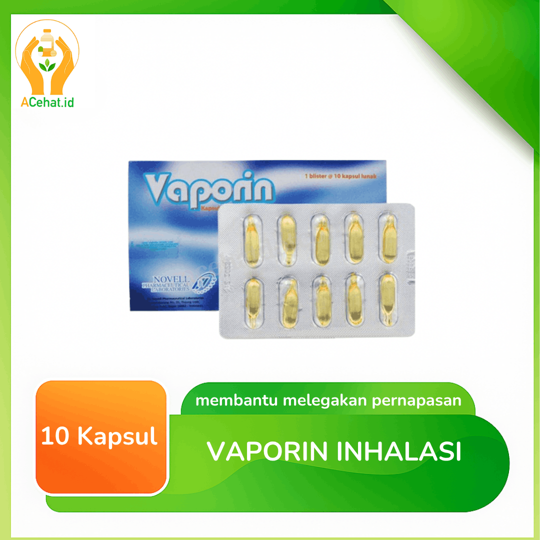 Vaporin Inhalasi 10 Kapsul