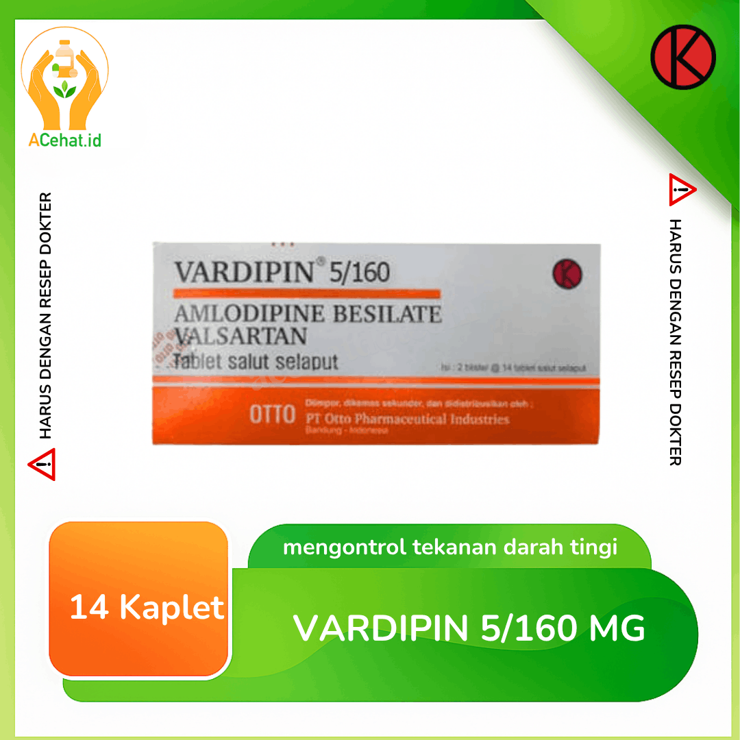 Vardipin 5/160 mg Tablet