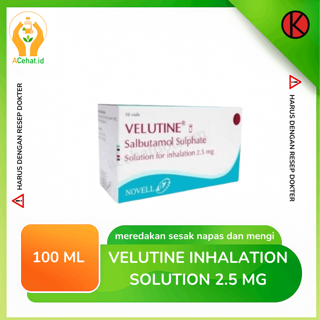 Velutine Inhalation Solution 2.5 mg