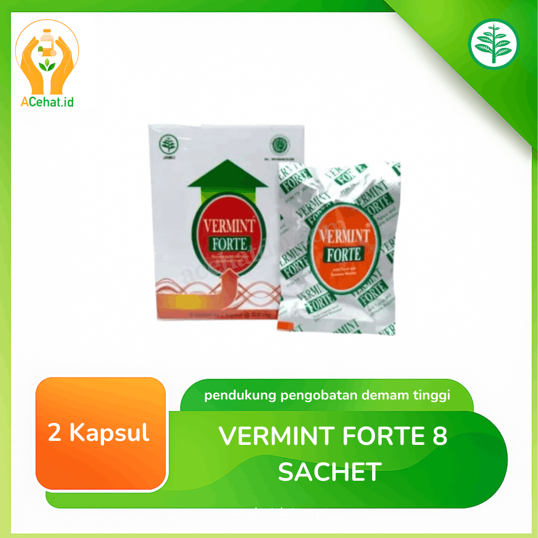 Vermint Forte 8 Sachet @ 2 Kapsul
