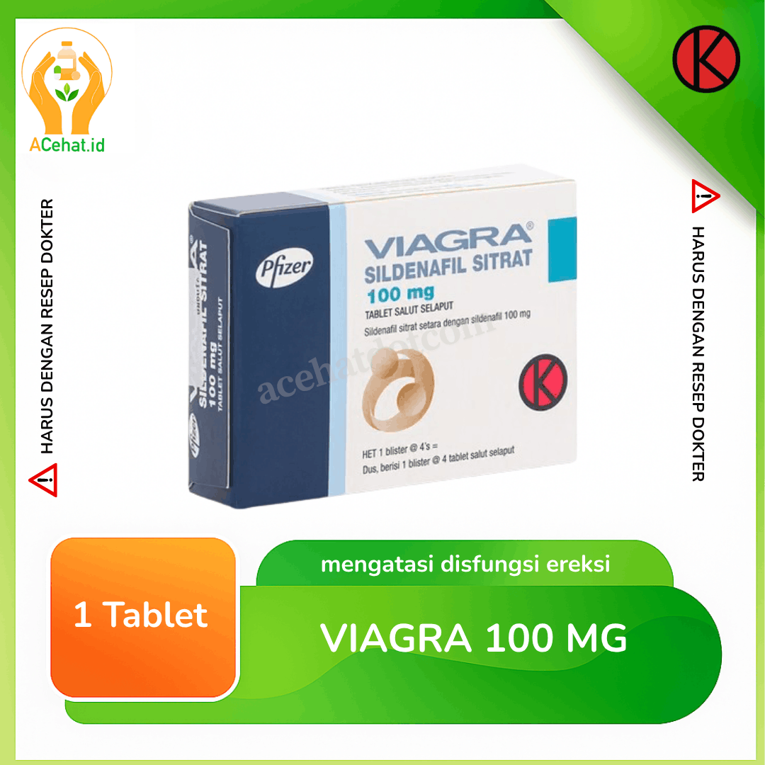Viagra 100 mg 1 Tablet