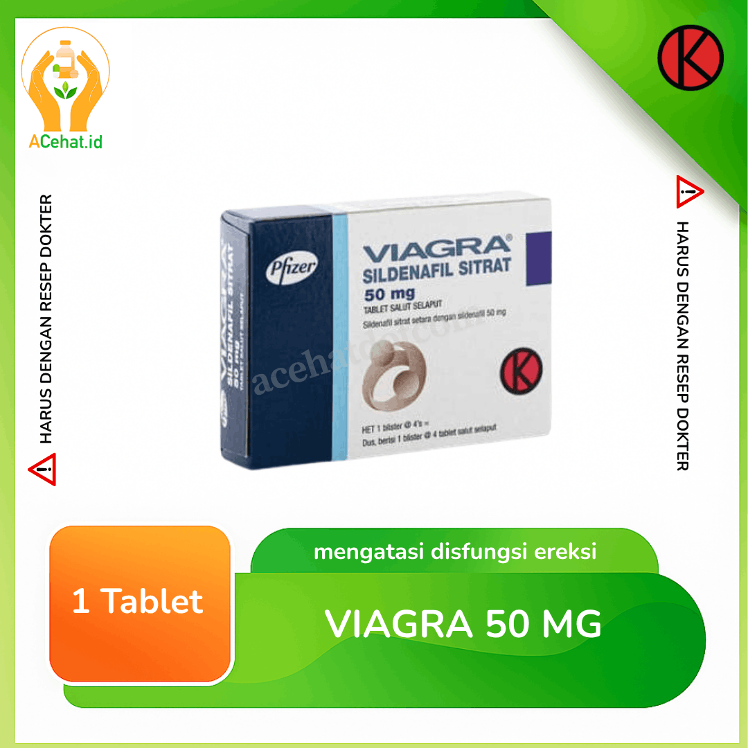 Viagra 50 mg 1 Tablet