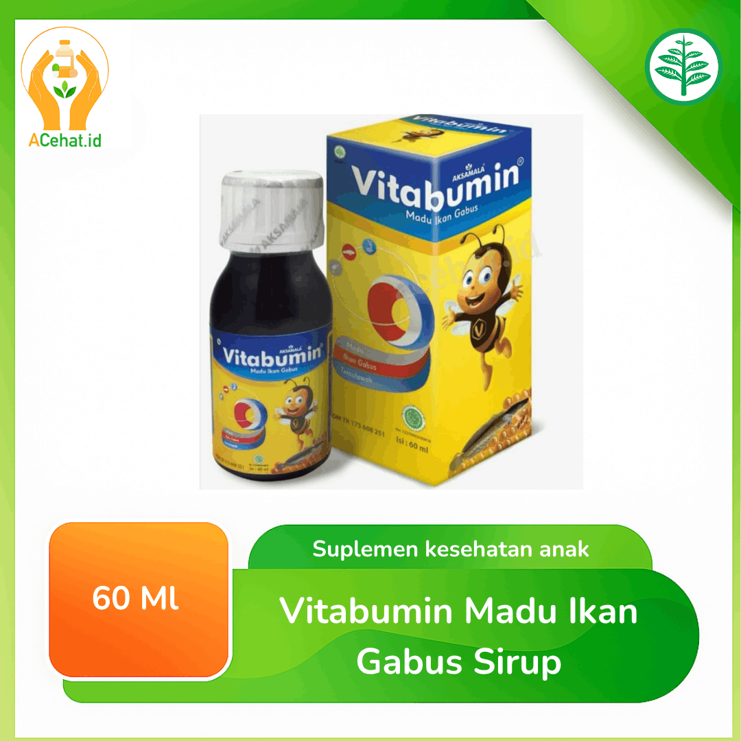 Vitabumin Madu Ikan Gabus Sirup 60 ml