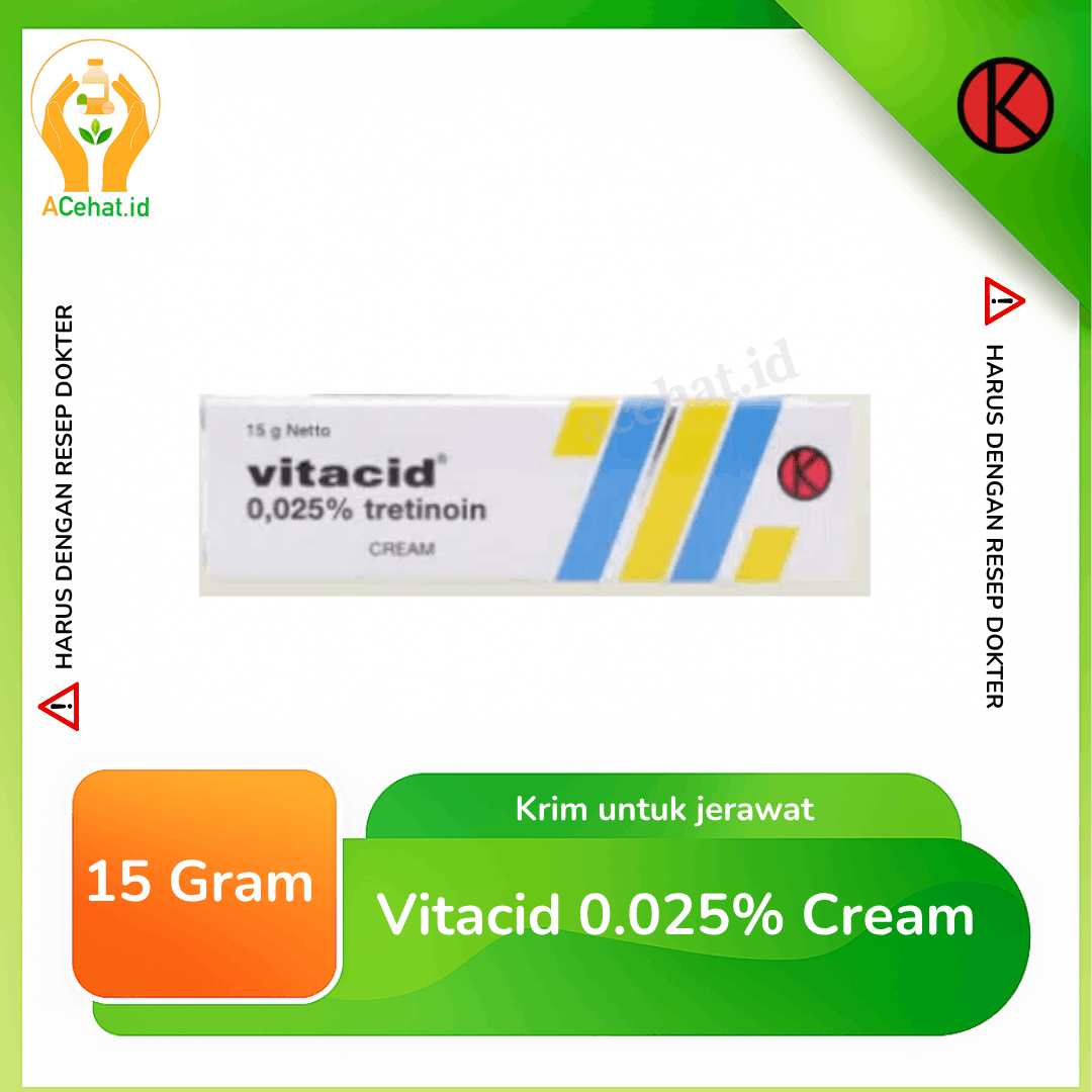 Vitacid 0.025% Cream 15 g