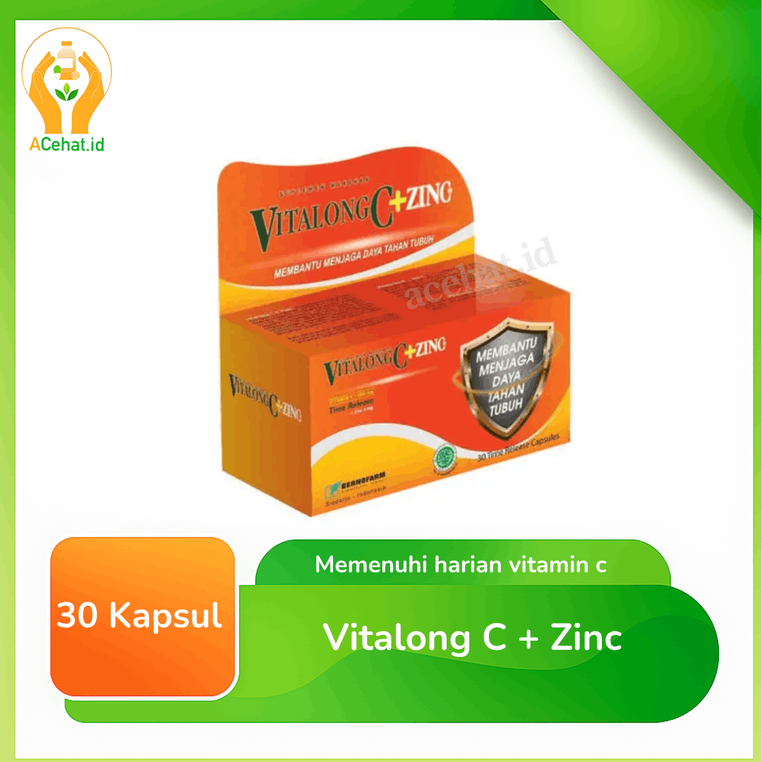 Vitalong C + Zinc 30 Kapsul