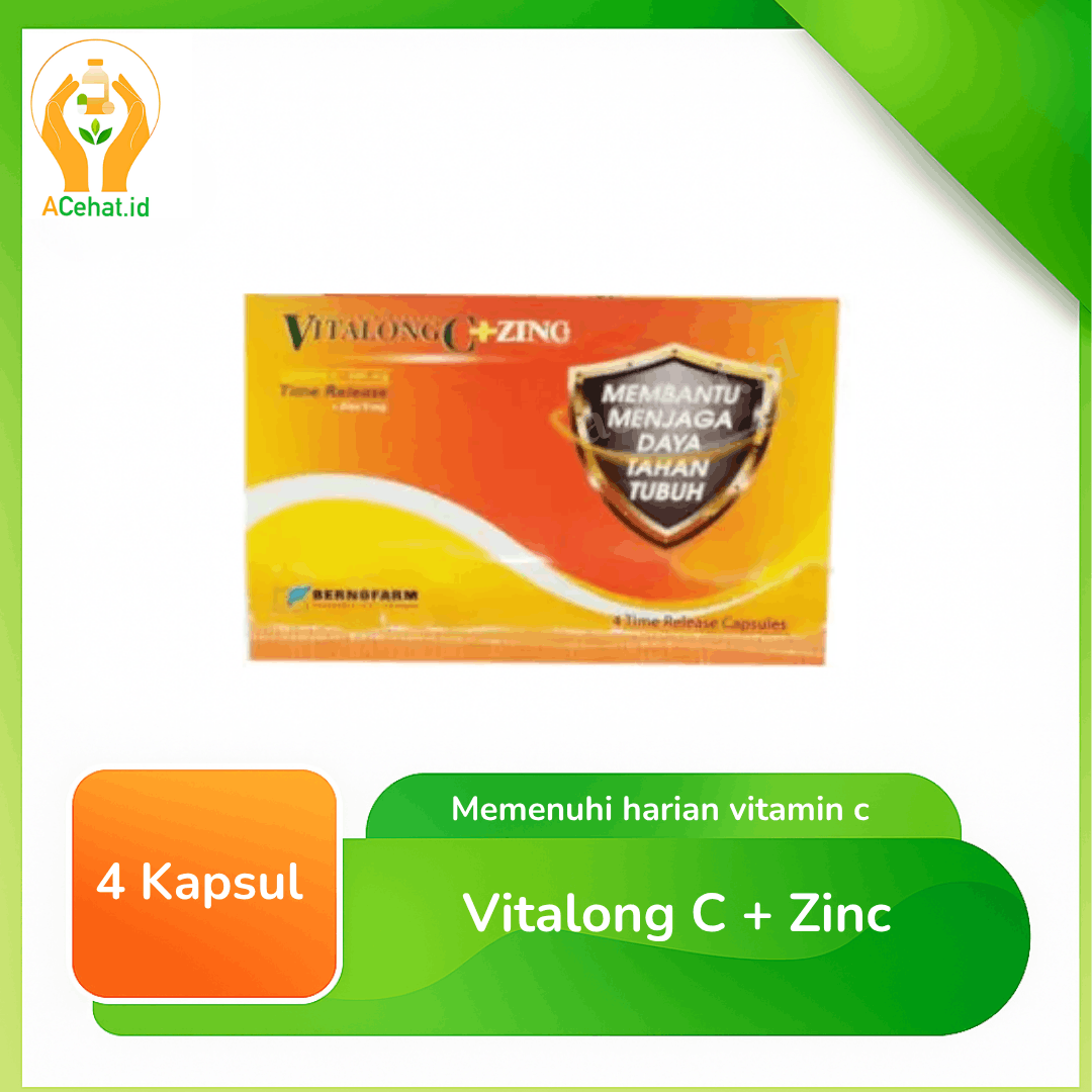 Vitalong C + Zinc 4 Kapsul