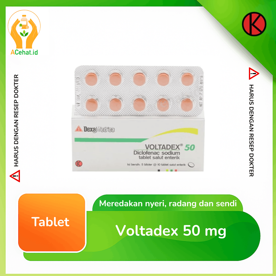 Voltadex 50 mg 10 Tablet