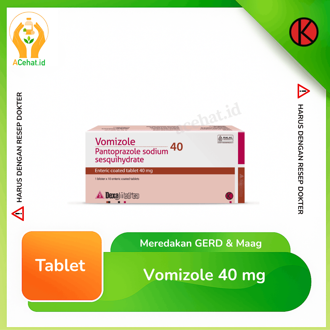 Vomizole 40 mg Tablet