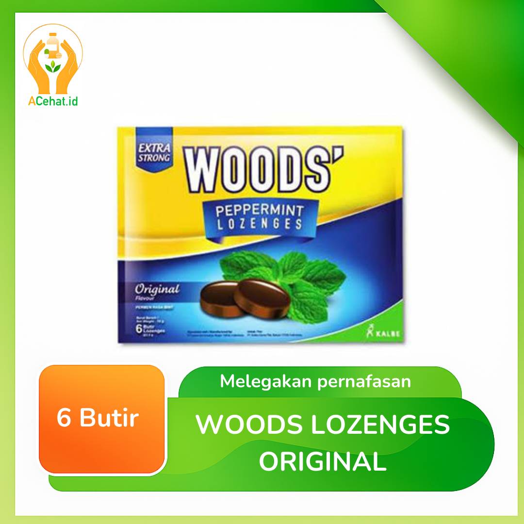 WOODS LOZENGES ORIGINAL ISI 6
