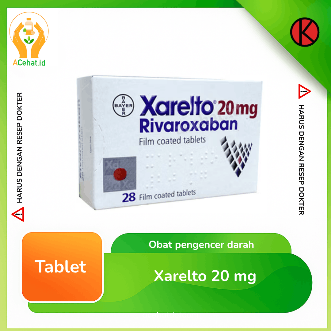 Xarelto 20 mg 14 Tablet