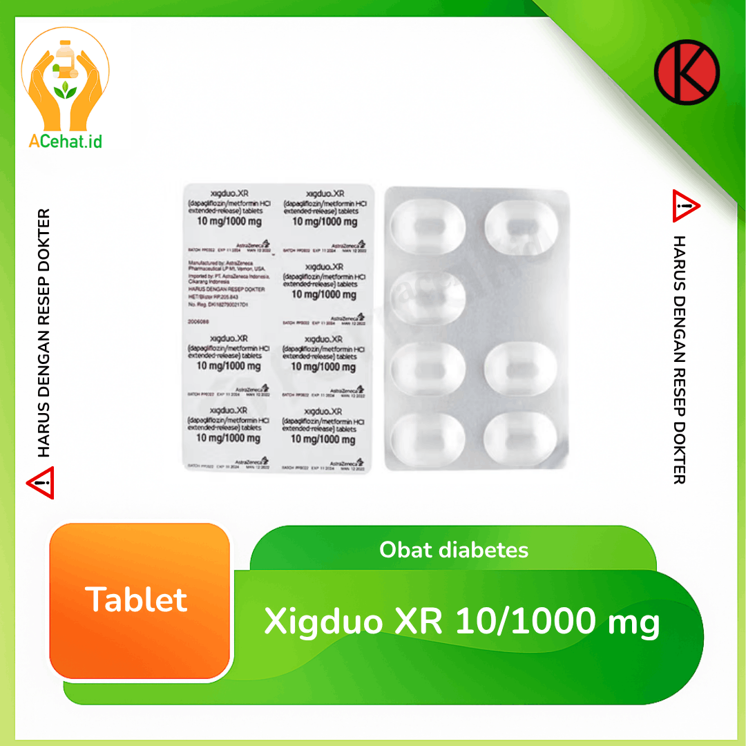 Xigduo XR 10/1000 mg Tablet