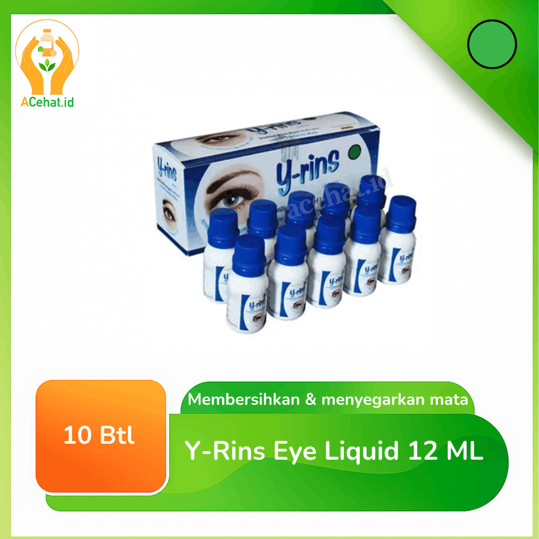Y-Rins Eye Liquid 12 ml 10 Botol