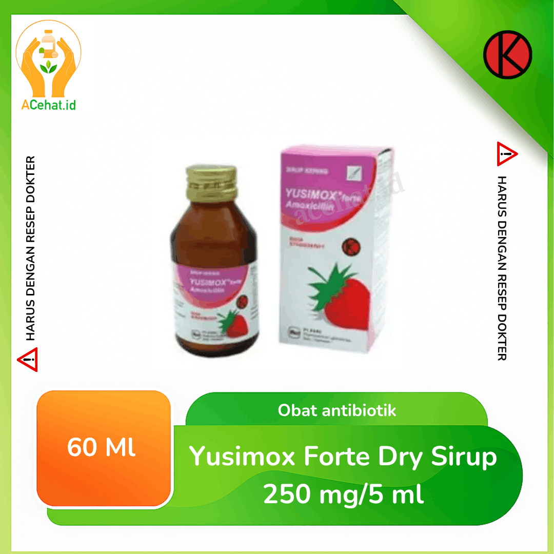 Yusimox Forte Dry Sirup 250 mg/5 ml 60 ml