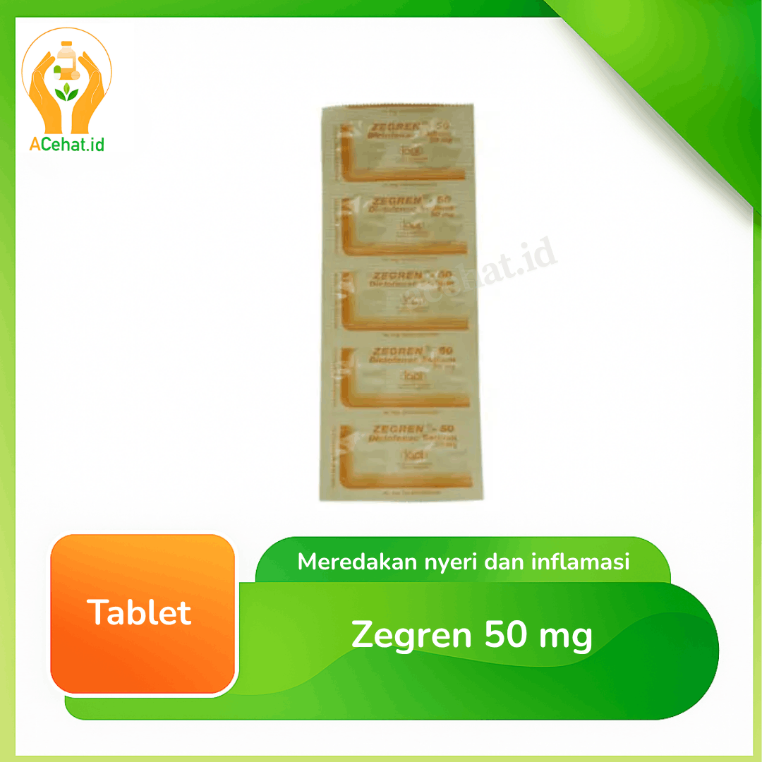 Zegren 50 mg 10 Tablet
