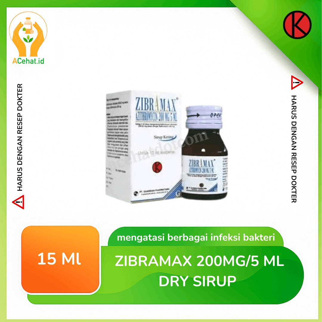 Zibramax 200mg/5 ml Dry Sirup 15 ml
