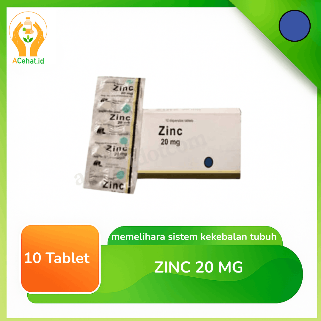 Zinc 20 mg 10 Tablet