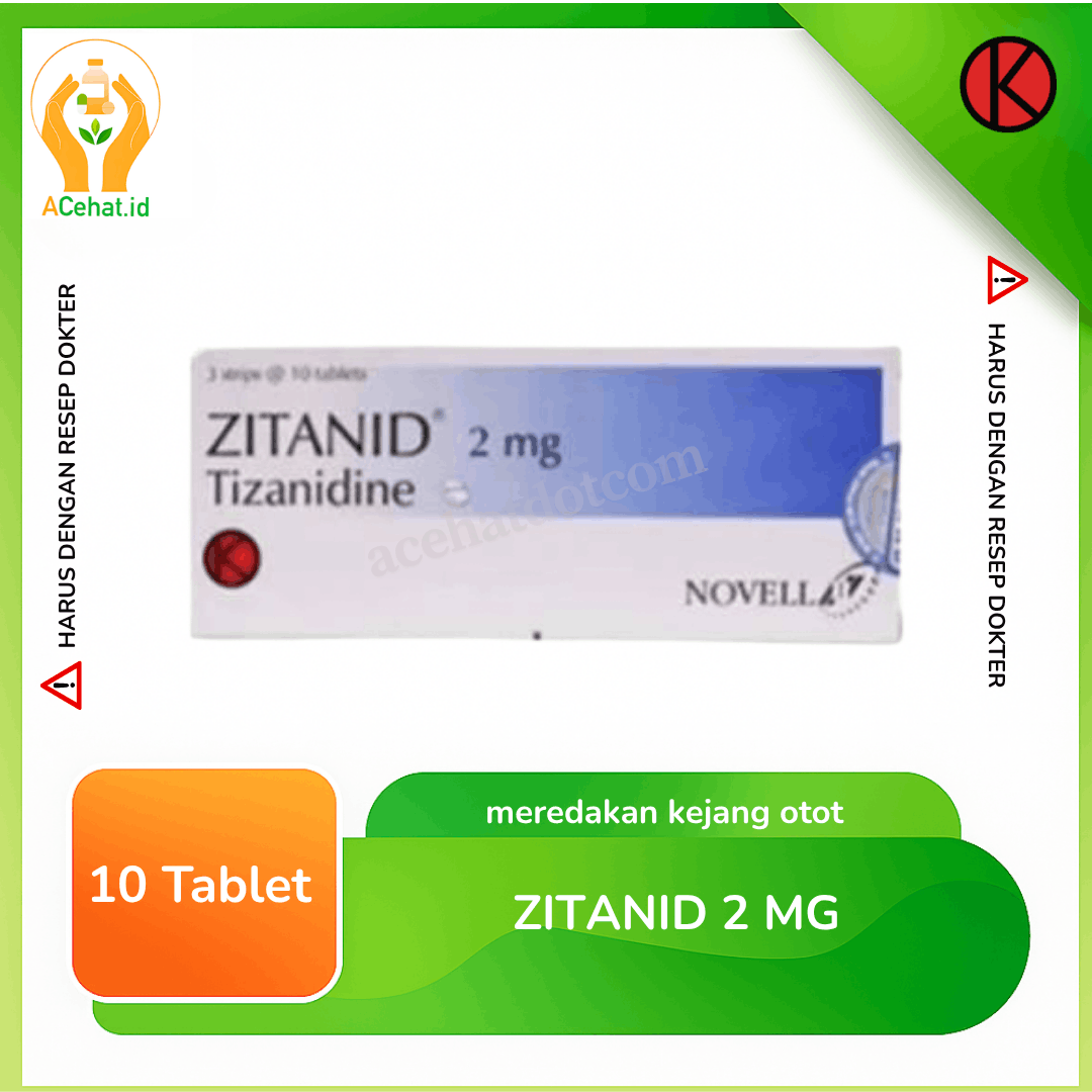 Zitanid 2 mg Tablet