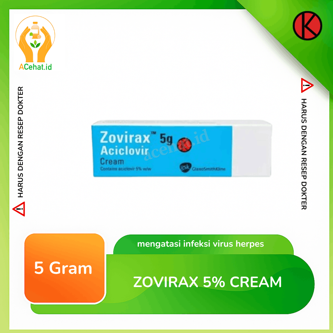 Zovirax 5% Cream 5 g