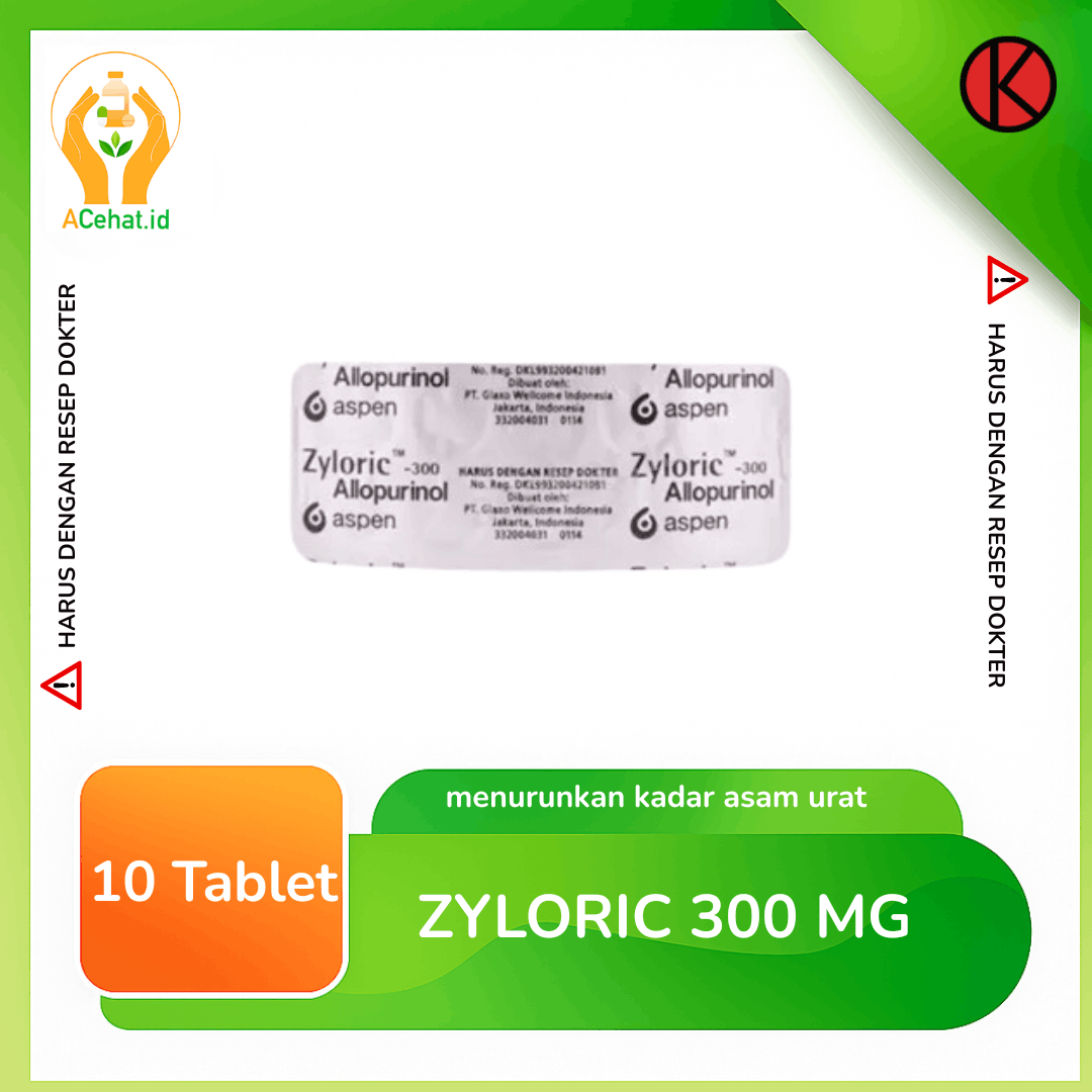 Zyloric 300 mg Tablet