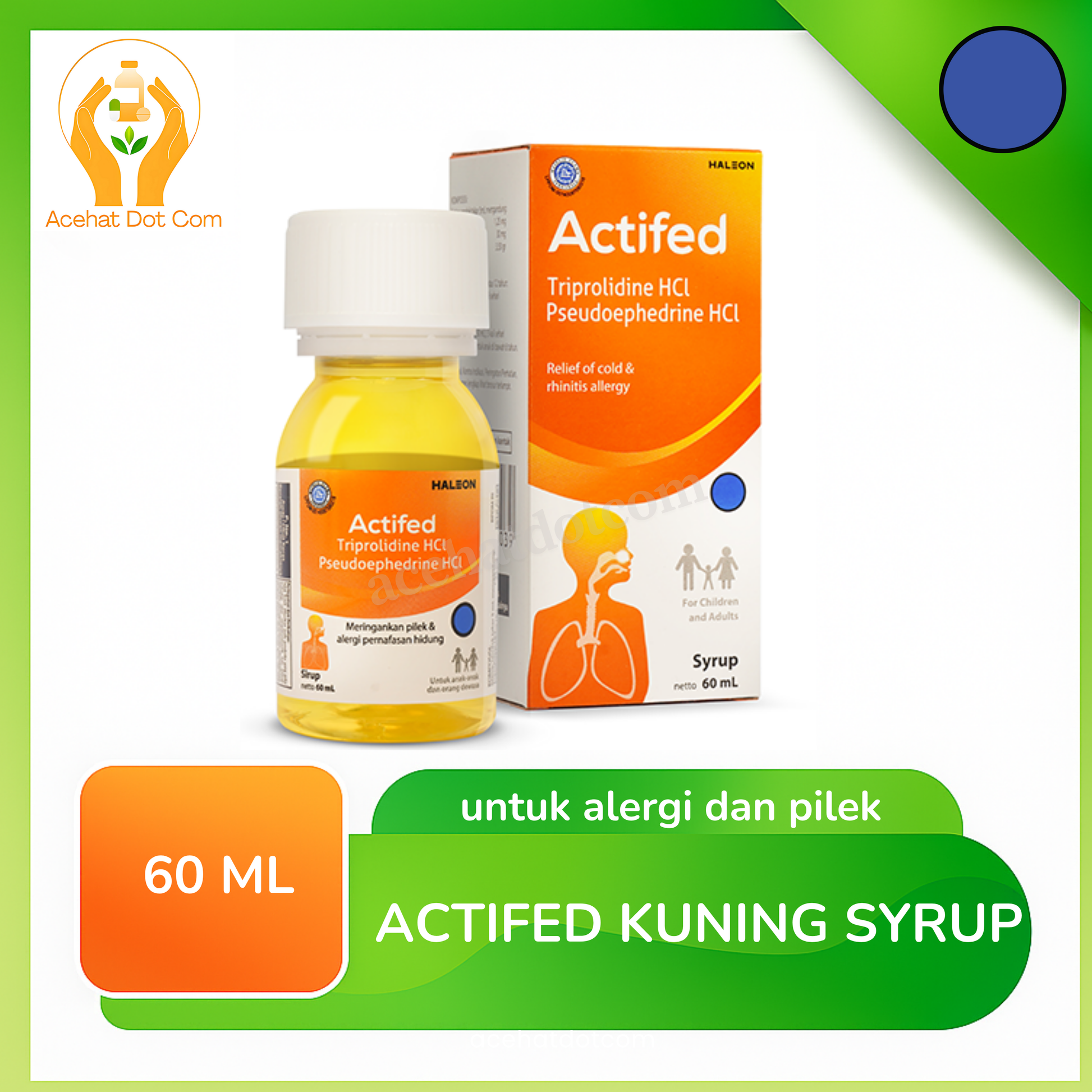 ACTIFED SYRUP 60 ML (KUNING)