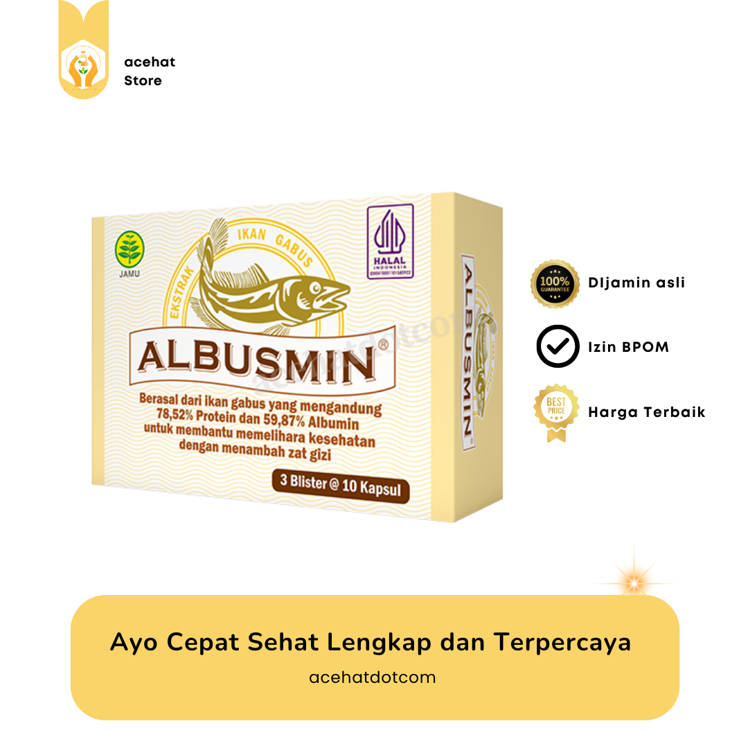 ALBUSMIN 3 BLISTER @10 KAPSUL