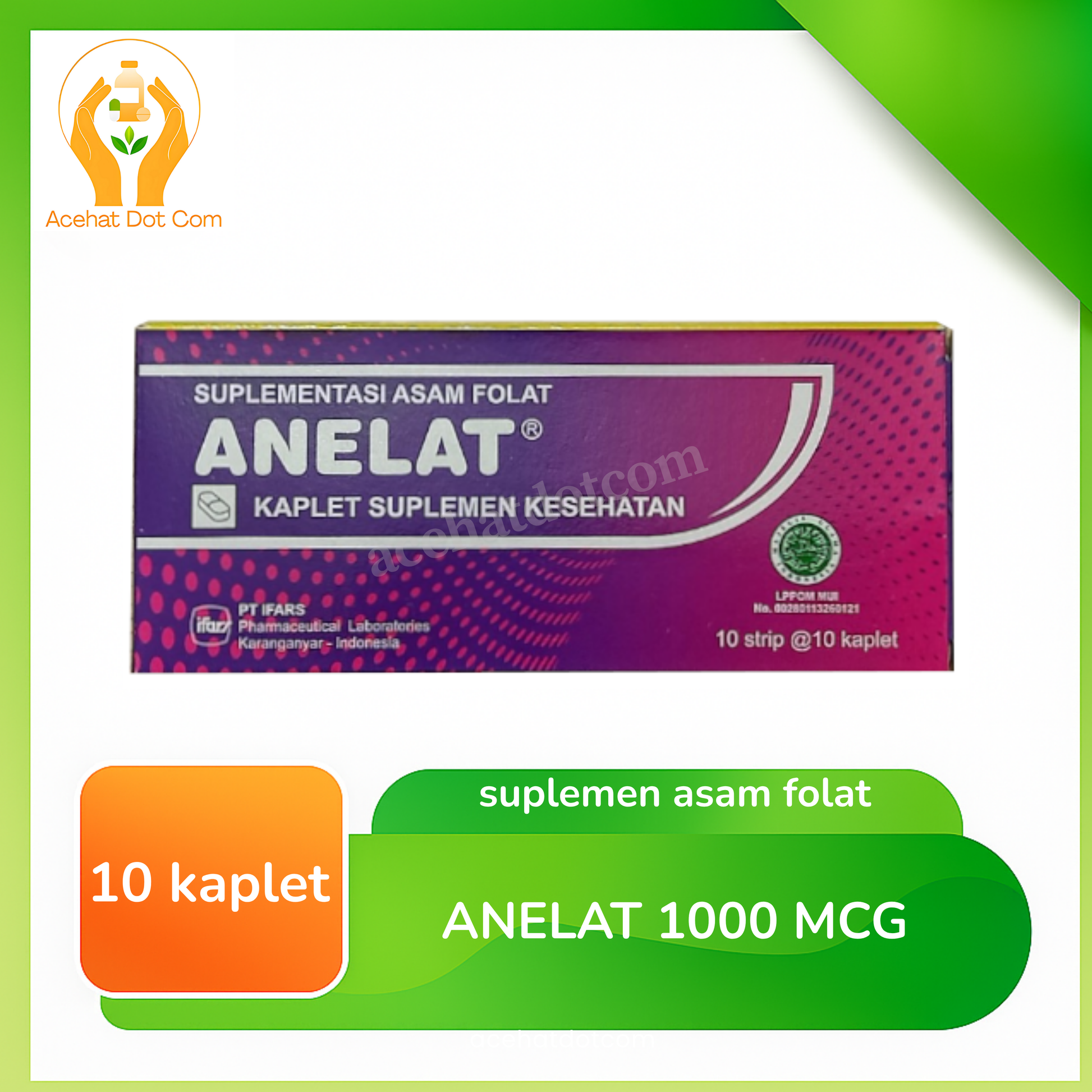 ANELAT 1000 mcg 10 strip @10 tab