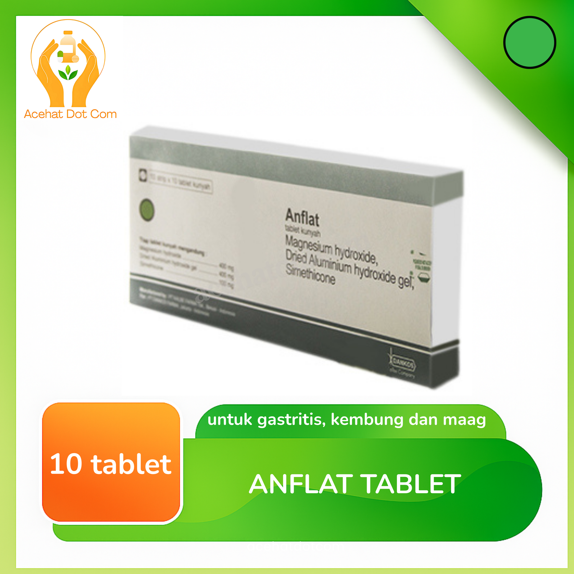 ANFLAT 10 STRIP @10 TABLET