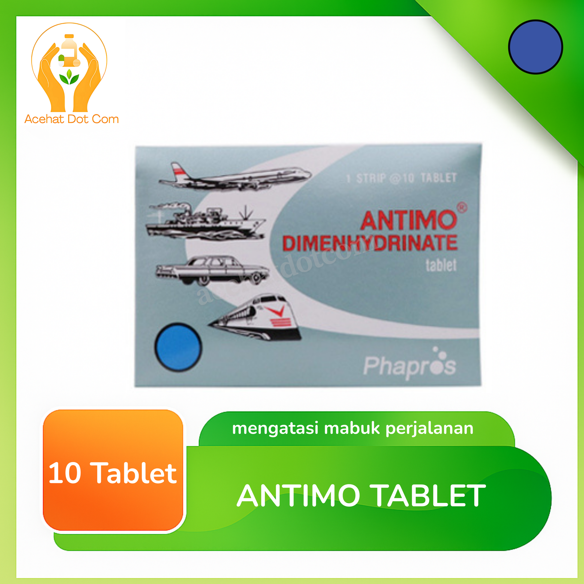 ANTIMO 50 MG 72 strip @10 tab