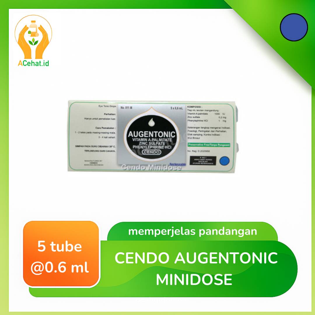 CENDO AUGENTONIC MINIDOSE 5 tube @0.6 ml
