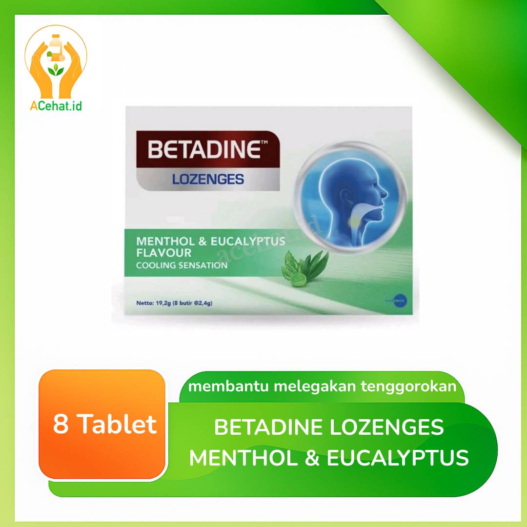 BETADINE LOZENGES MENTHOL & EUCALYPTUS