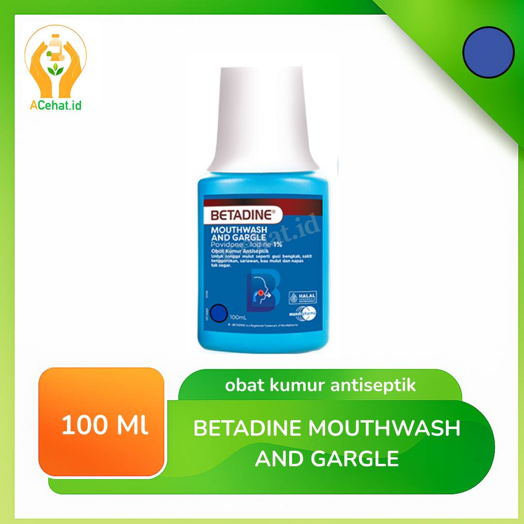 BETADINE MOUTHWASH AND GARGLE 100 ML