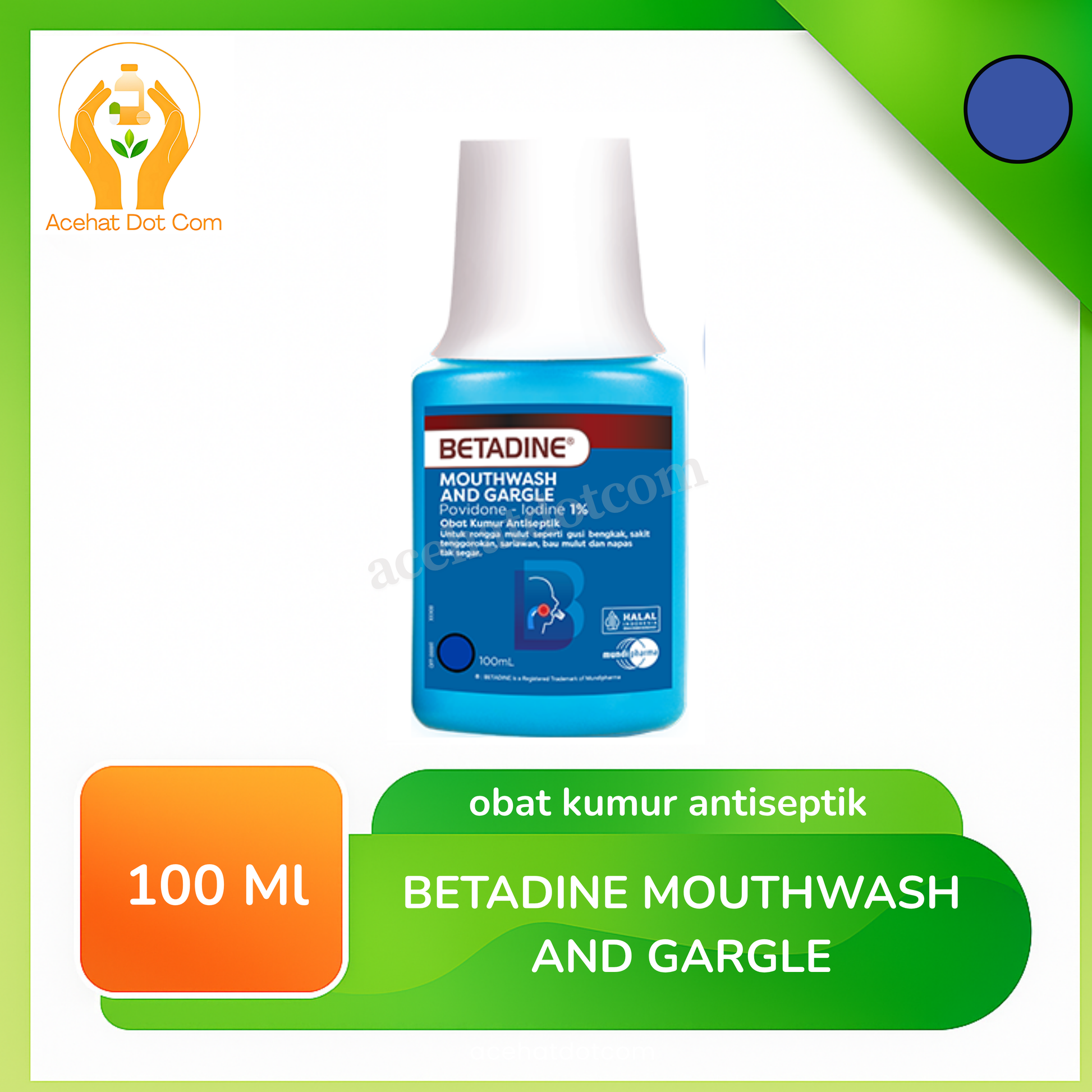 BETADINE MOUTHWASH AND GARGLE 100 ML